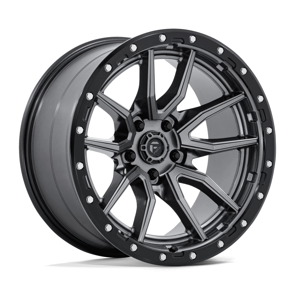 Fuel Off-Road D680 20X10 Matte Gunmetal Black Bead Ring 5x127 -18mm