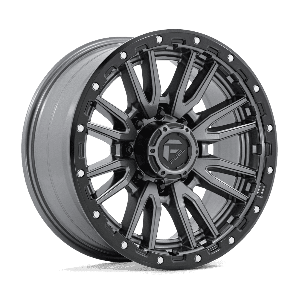 Fuel Off-Road D680 20X9 Matte Gunmetal Black Bead Ring 8x165.1 +1mm