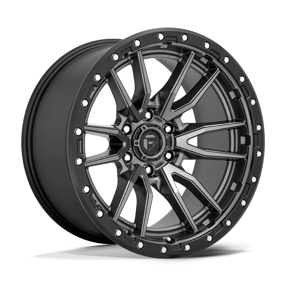 Fuel Off-Road D680 20X10 Matte Gunmetal Black Bead Ring 6x139.7 -18mm