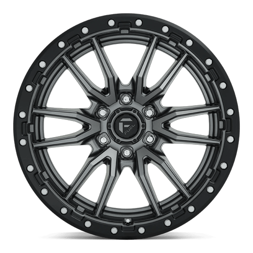 Fuel Off-Road D680 20X10 Matte Gunmetal Black Bead Ring 6x135 -18mm