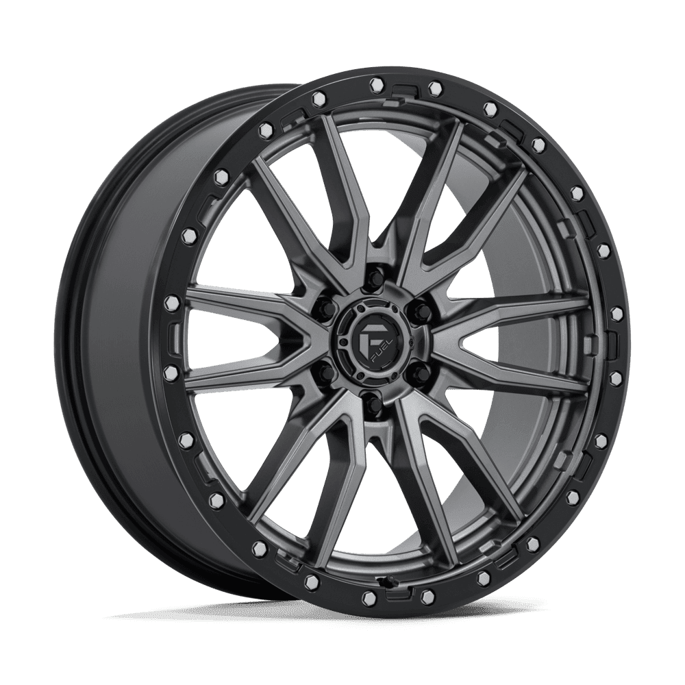 Fuel Off-Road D680 22X9 Matte Gunmetal Black Bead Ring 6x135 +20mm