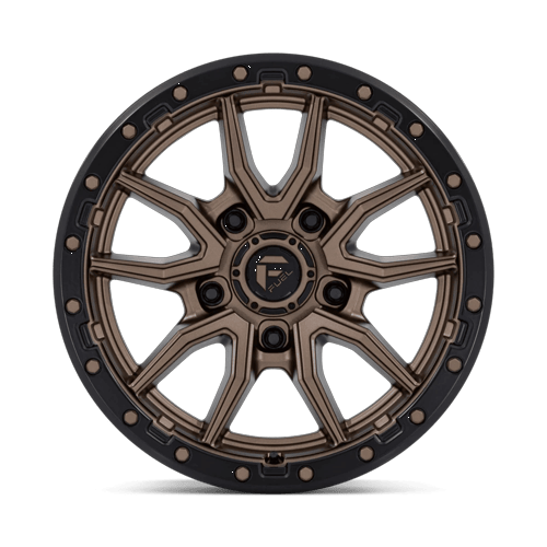 Fuel Off-Road D681 17X9 Matte Bronze Black Bead Ring 5x127 +1mm