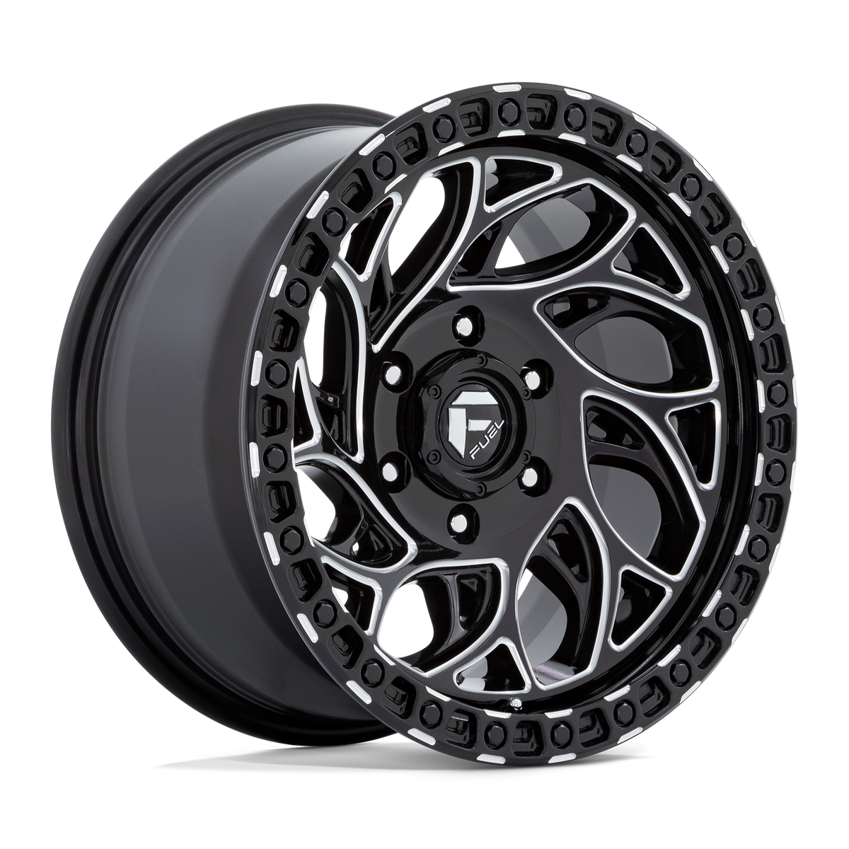 Fuel Off-Road D840 20X9 Gloss Black Milled 5x150 +1mm