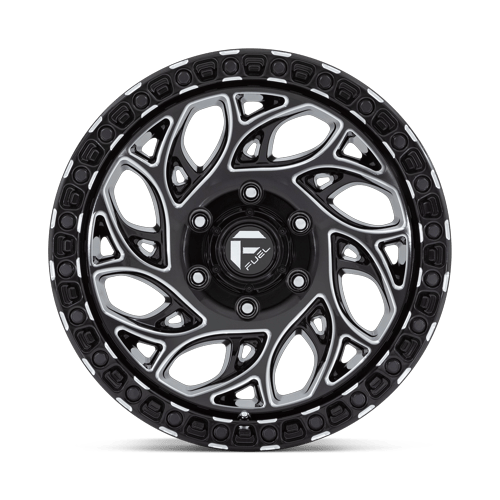 Fuel Off-Road D840 20X9 Gloss Black Milled 6x120 +20mm