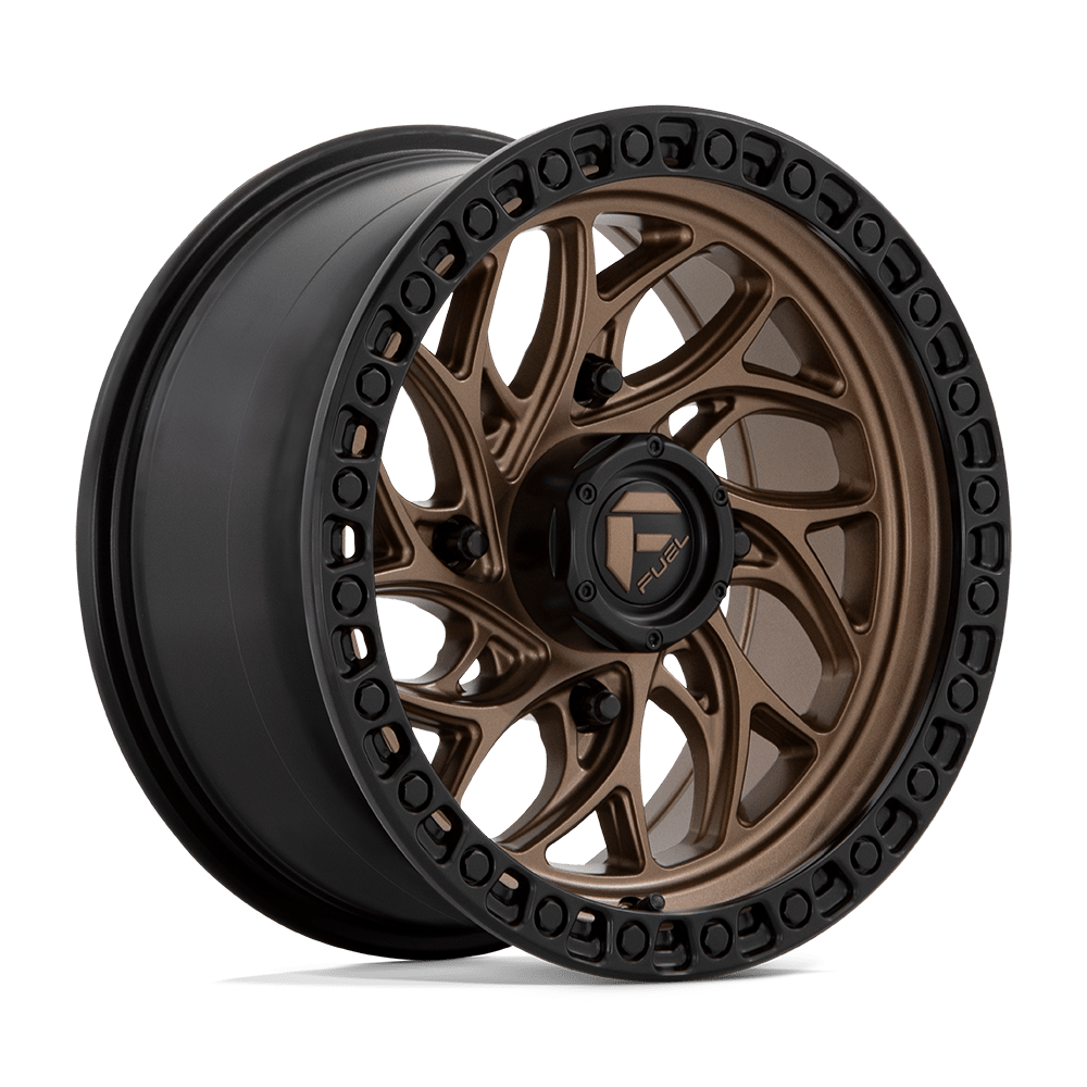 Fuel Off-Road Aluminum Wheels 15X7 Runner Utv D777 Bronze W/ Black Ring