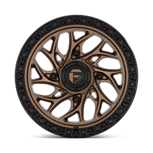 Fuel Off-Road Aluminum Wheels 15X7 Runner Utv D777 Bronze W/ Black Ring