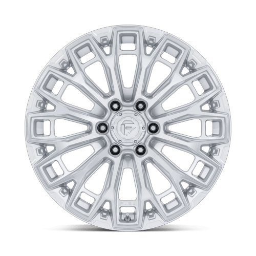 Fuel Off-Road D882 18X9 Gloss Silver W/ Machined Face 6x135 +1mm