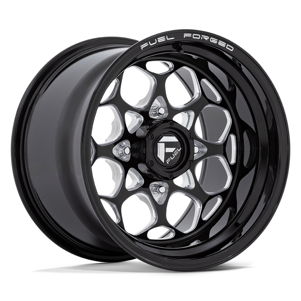 Fuel Off-Road Aluminum Wheels 15X10 Scepter Utv FV400 Gloss Black Milled