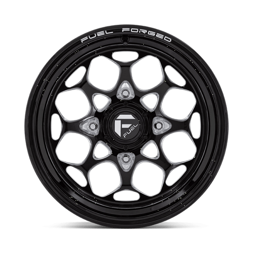 Fuel Off-Road Aluminum Wheels 15X10 Scepter Utv FV400 Gloss Black Milled