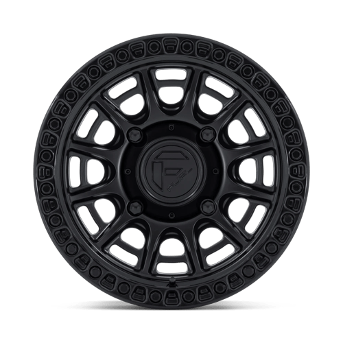 Fuel Off-Road Aluminum Wheels 15X7 Cycle Utv FV832 Matte Black W/ Gloss Black Lip