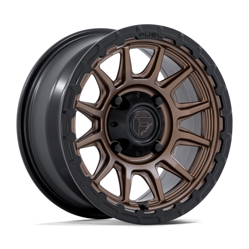 Fuel Off-Road D866 15X7 Matte Bronze W/ Matte Black Lip 4x156 +38mm