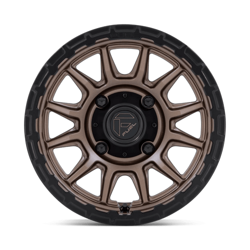 Fuel Off-Road D866 15X7 Matte Bronze W/ Matte Black Lip 4x137 +38mm