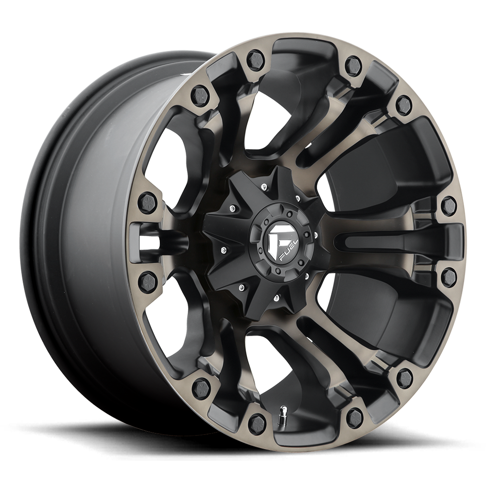 Fuel Off-Road D569 17X10 Matte Black Double Dark Tint 8x165.1 -18mm