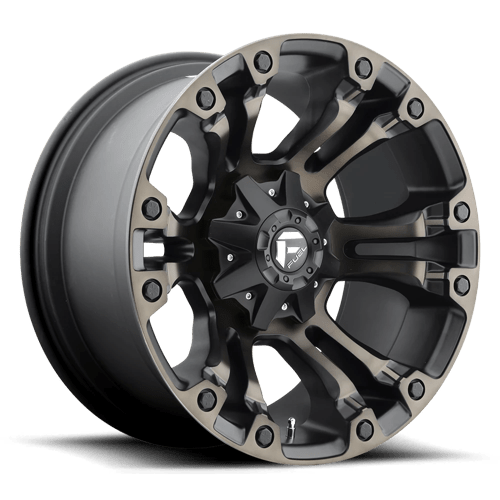 Fuel Off-Road Aluminum Wheels 22X12 Vapor D569 Matte Black Double Dark Tint