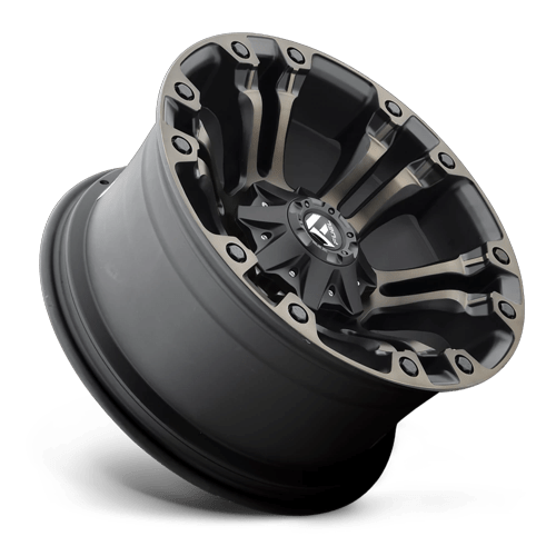 Fuel Off-Road Aluminum Wheels 18X9 Vapor D569 Matte Black Double Dark Tint