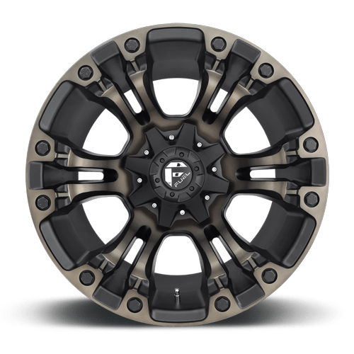 Fuel Off-Road Aluminum Wheels 20X12 Vapor D569 Matte Black Double Dark Tint