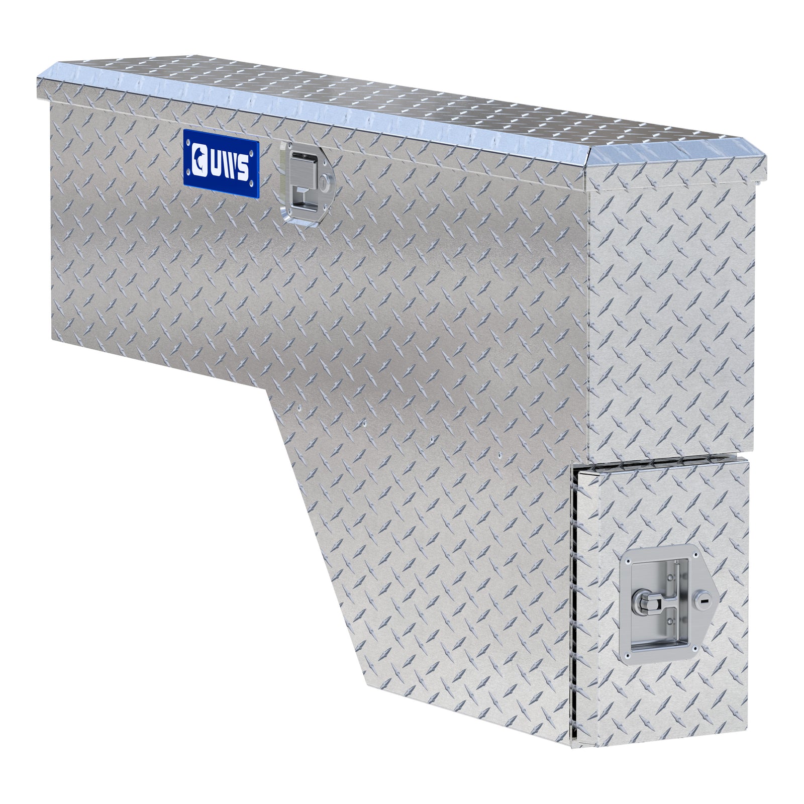 UWS FW-48-DS-D Bright Aluminum 48" Driver-Side Wheel Well Tool Box (LTL Shipping Only)