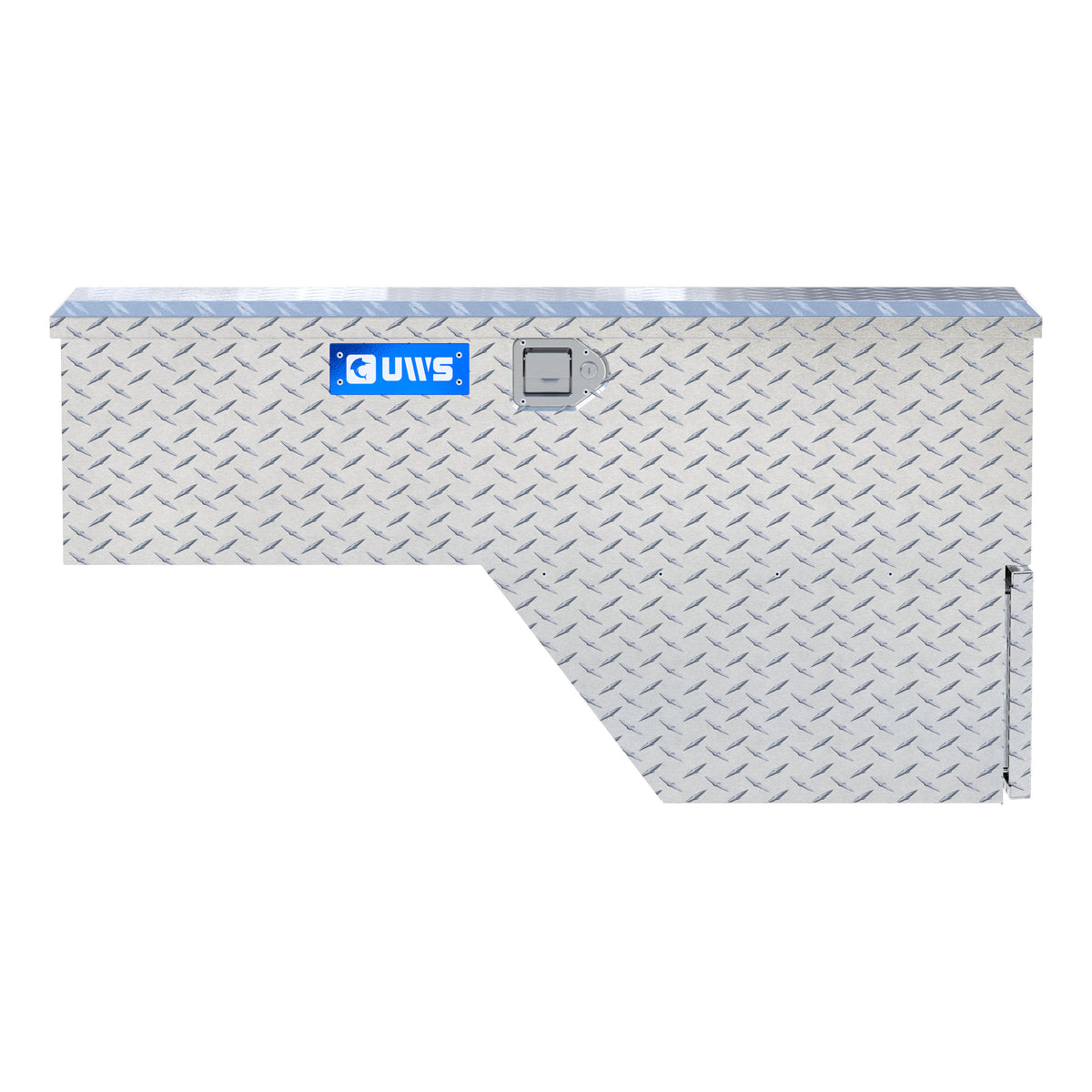 UWS FW-48-DS-D Bright Aluminum 48" Driver-Side Wheel Well Tool Box (LTL Shipping Only)
