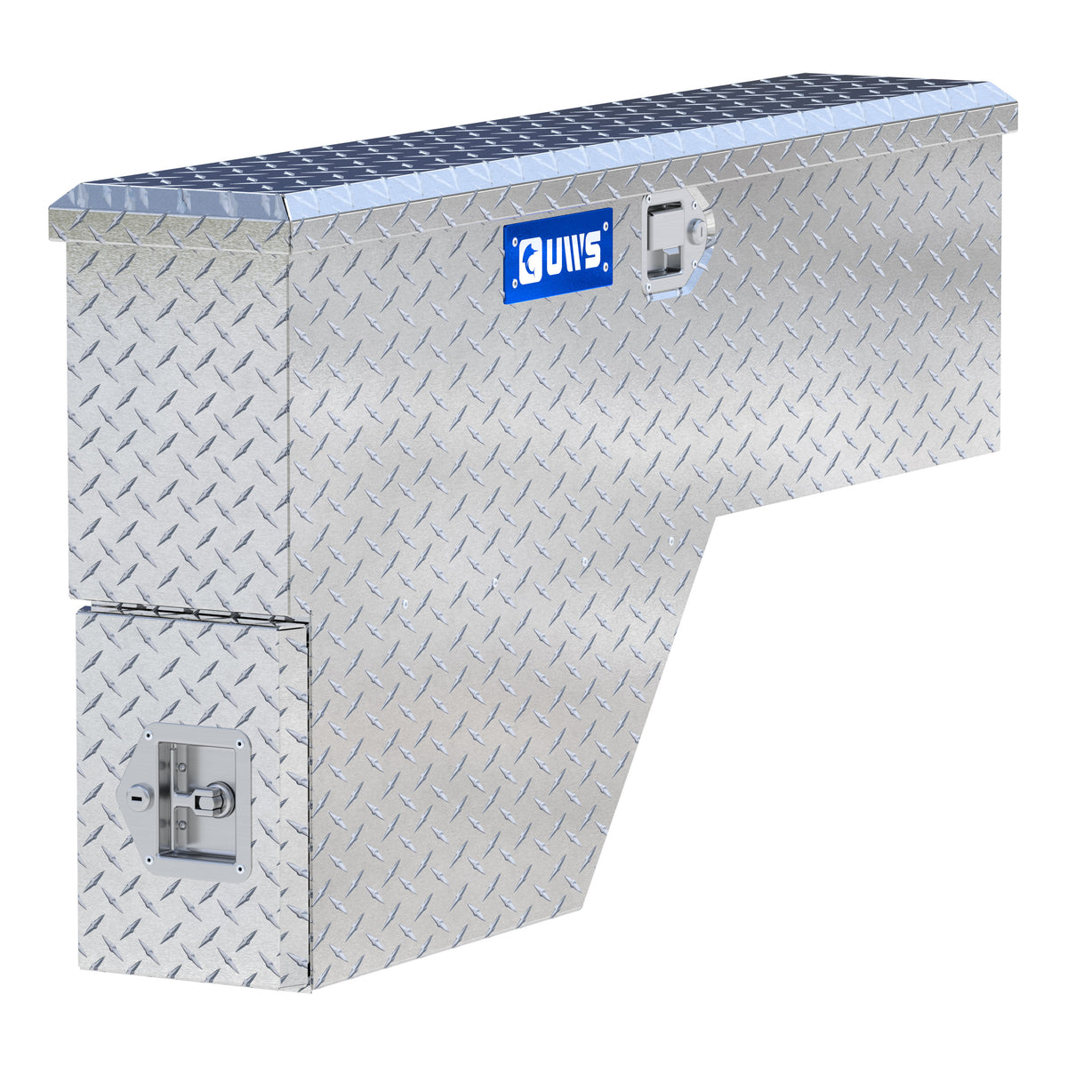 UWS FW-48-DS-P Bright Aluminum 48" Passenger-Side Wheel Well Tool Box (LTL Shipping Only)