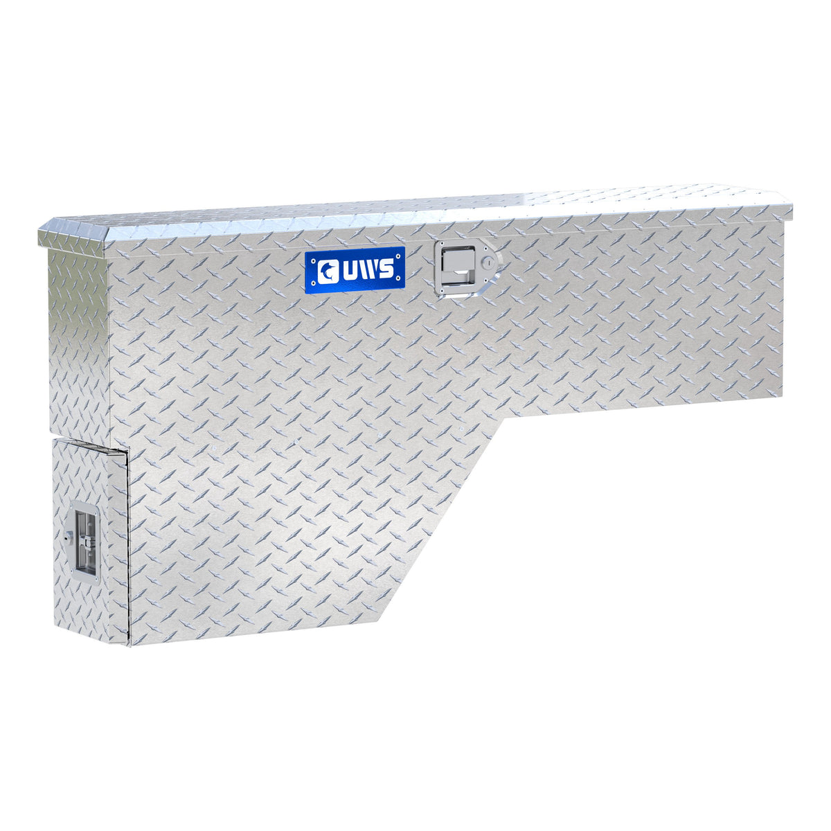 UWS FW-48-DS-P Bright Aluminum 48" Passenger-Side Wheel Well Tool Box (LTL Shipping Only)
