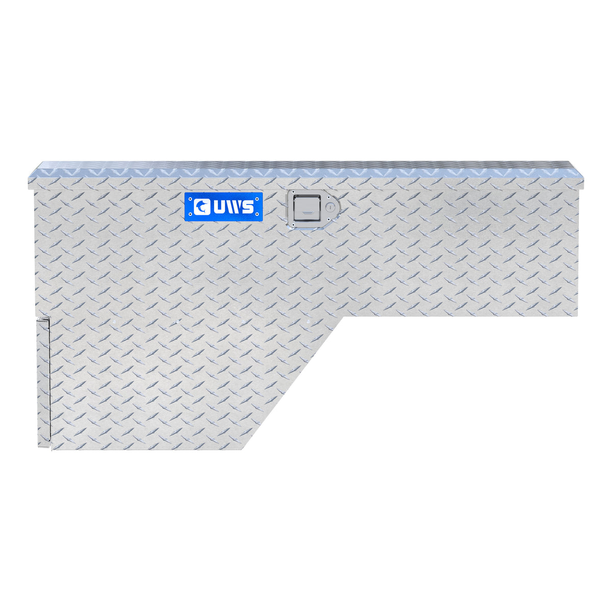 UWS FW-48-DS-P Bright Aluminum 48" Passenger-Side Wheel Well Tool Box (LTL Shipping Only)