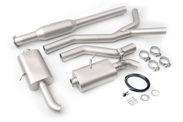 cp-e Austenite™ Ford Fusion FWD Exhaust Cat Back System by CP-E - front view