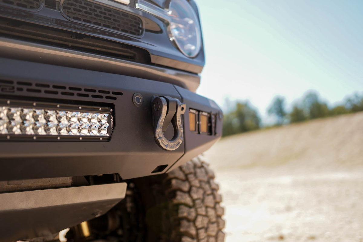 DV8 Offroad - 2021-2026 Ford Bronco | OE Plus Series Front Bumper V2 - FBBR-06