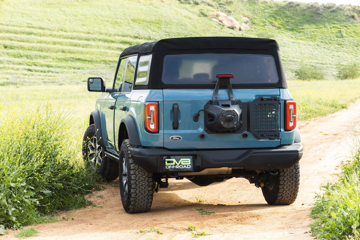 DV8 Offroad - 2021-2026 Ford Bronco Tailgate Reinforcement Molle Panel - TCBR-04