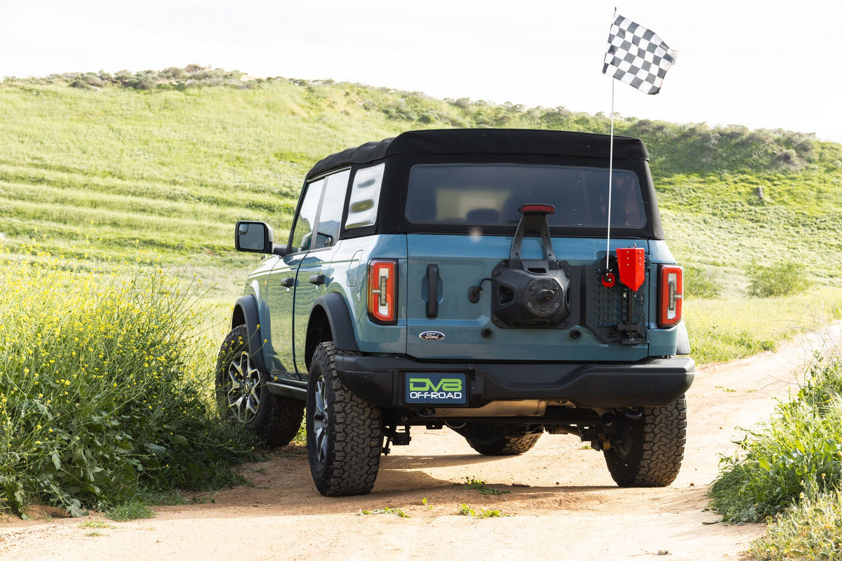 DV8 Offroad - 2021-2026 Ford Bronco Tailgate Reinforcement Molle Panel - TCBR-04