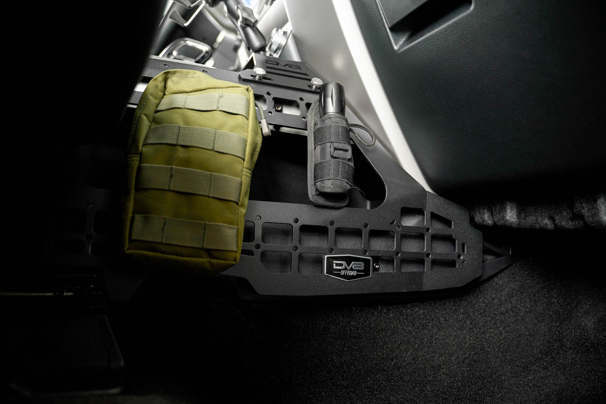 DV8 Offroad - 2015-2020 Ford F-150 & 2017-2021 F-250/350 | Center Console Molle Panels & Device Mount - CCFF-01