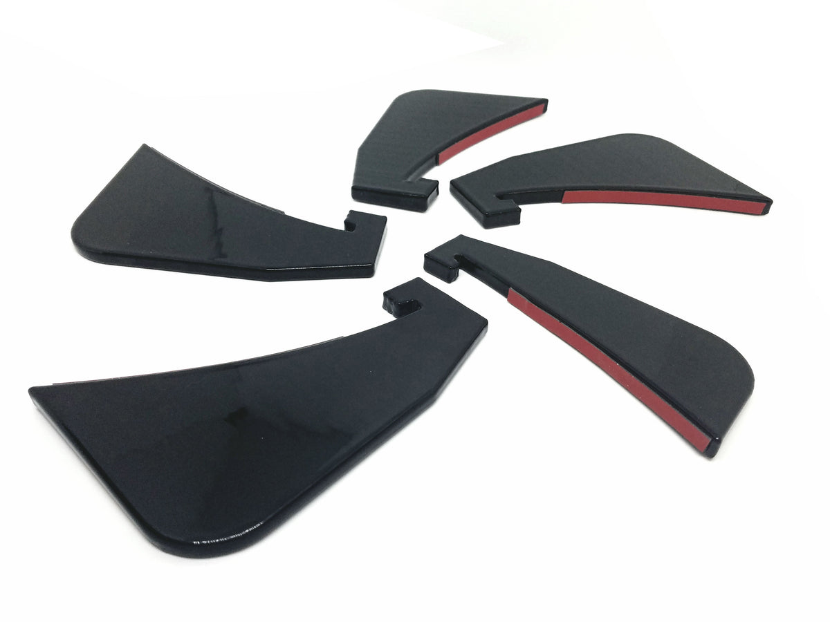 2014-2019 Ford Fiesta ST (2018-2019 MK7/MK7.5 Only) Diffuser Fins (5-Pack)