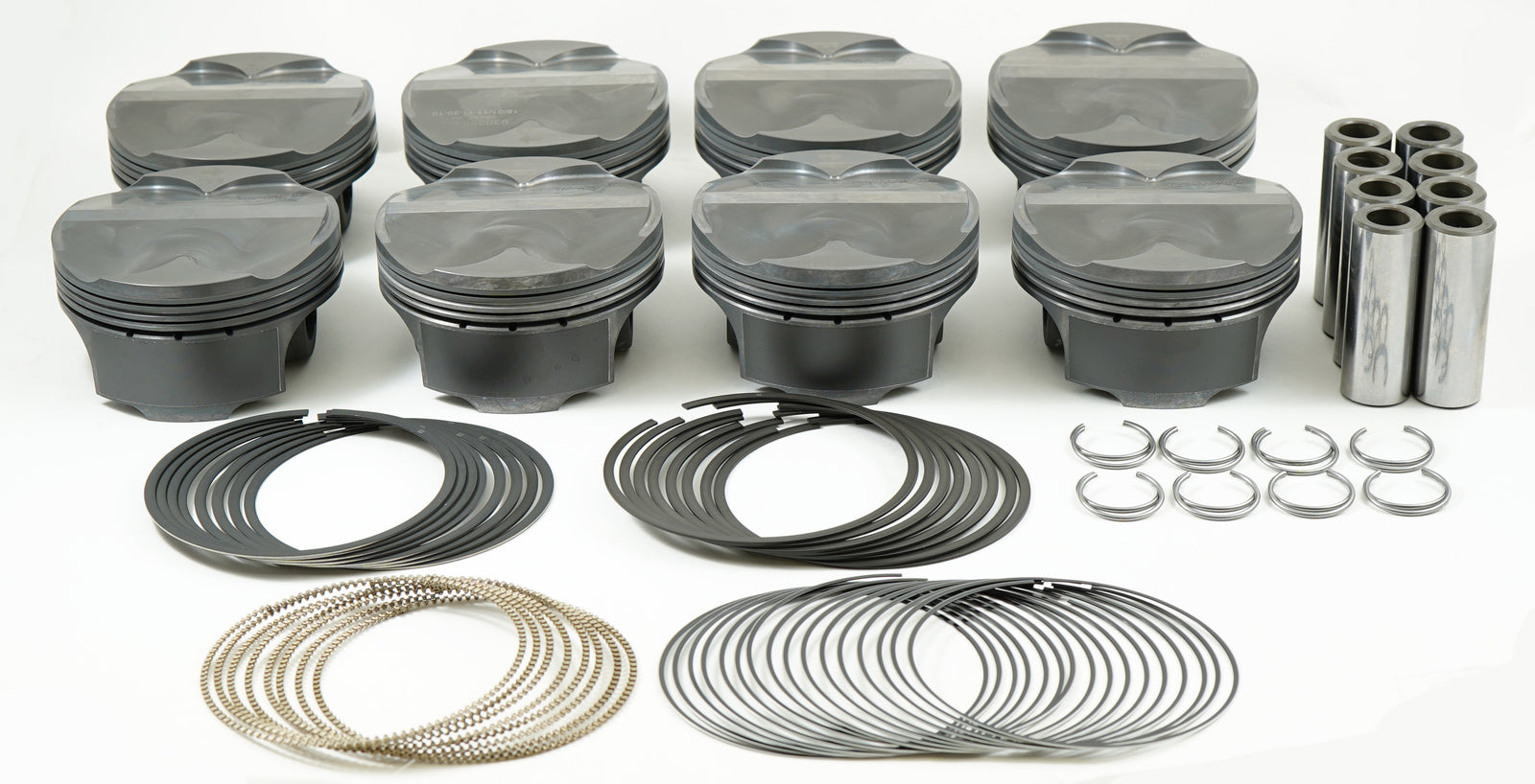 Mahle MS Piston Set SBF 304ci 3.640in Bore 3.65in Stroke 5.933in Rod .866 Pin -5cc 10.0 CR Set of 8 - 930134040