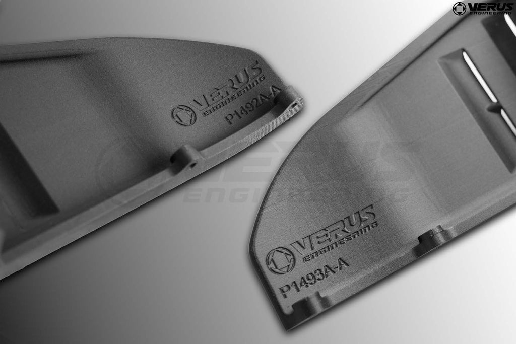 Verus - Front Splitter Endplates - BMW E92 M3 - A0617A for 2021-2025 BMW M3 - detail view