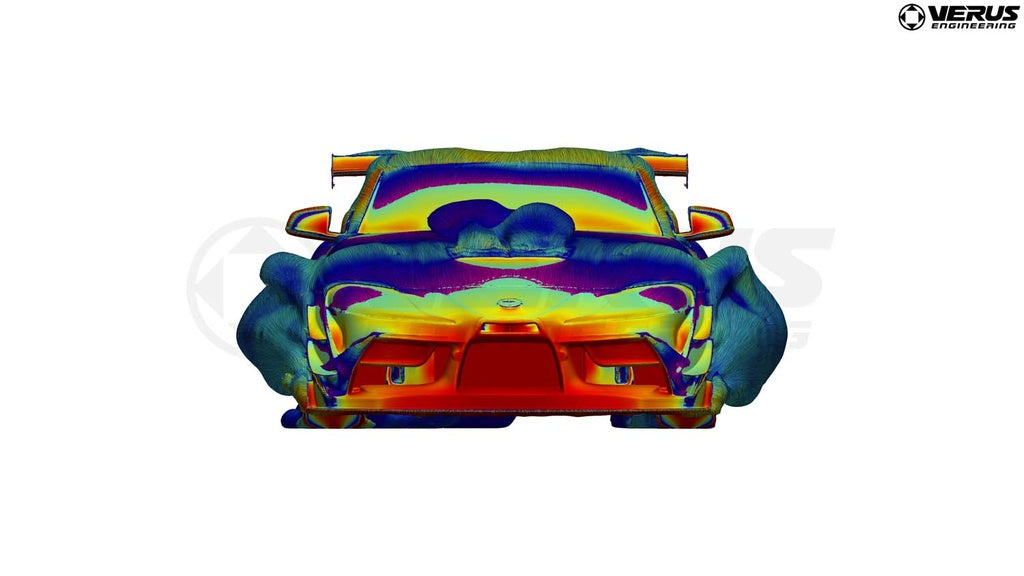 Verus - Front Splitter Endplates, High Downforce Splitter - Toyota Supra - A0502A
