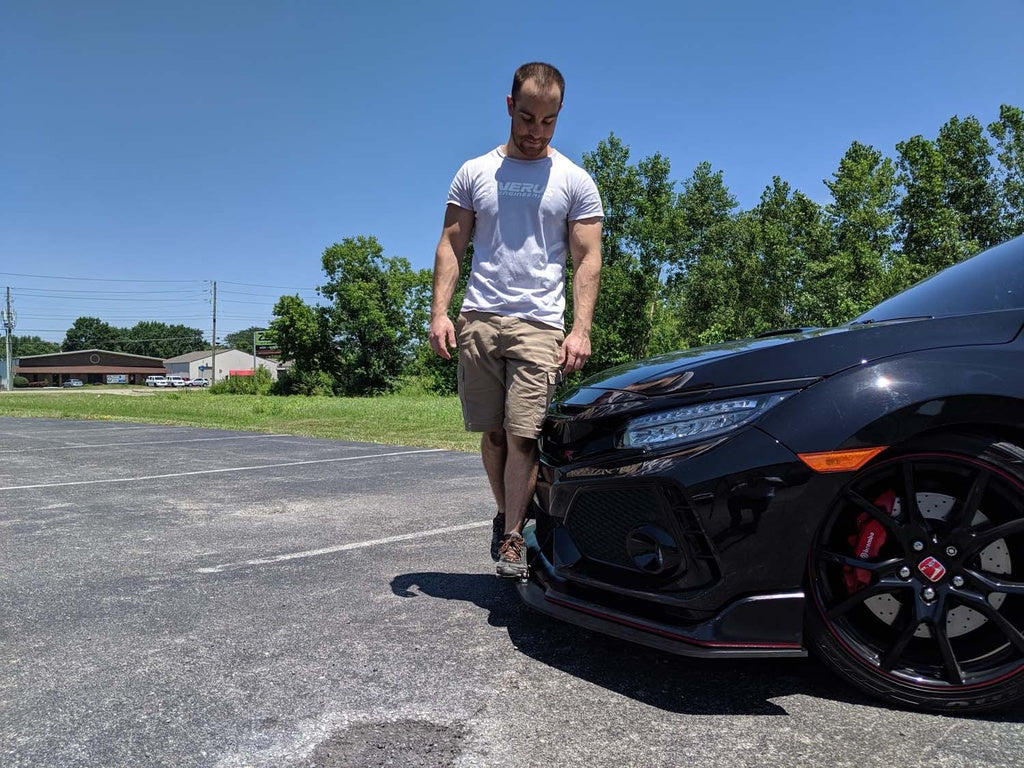 Verus - Front Splitter Kit - Fk8 Honda Civic Type R - A0193A