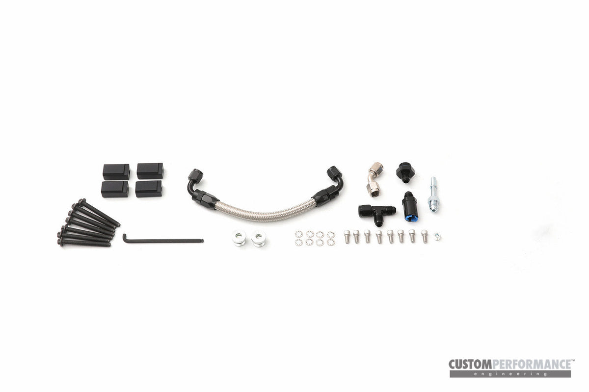 cp-e FuelBAR™ BMW N54 Aux Fuel Rail by CP-E - detail view