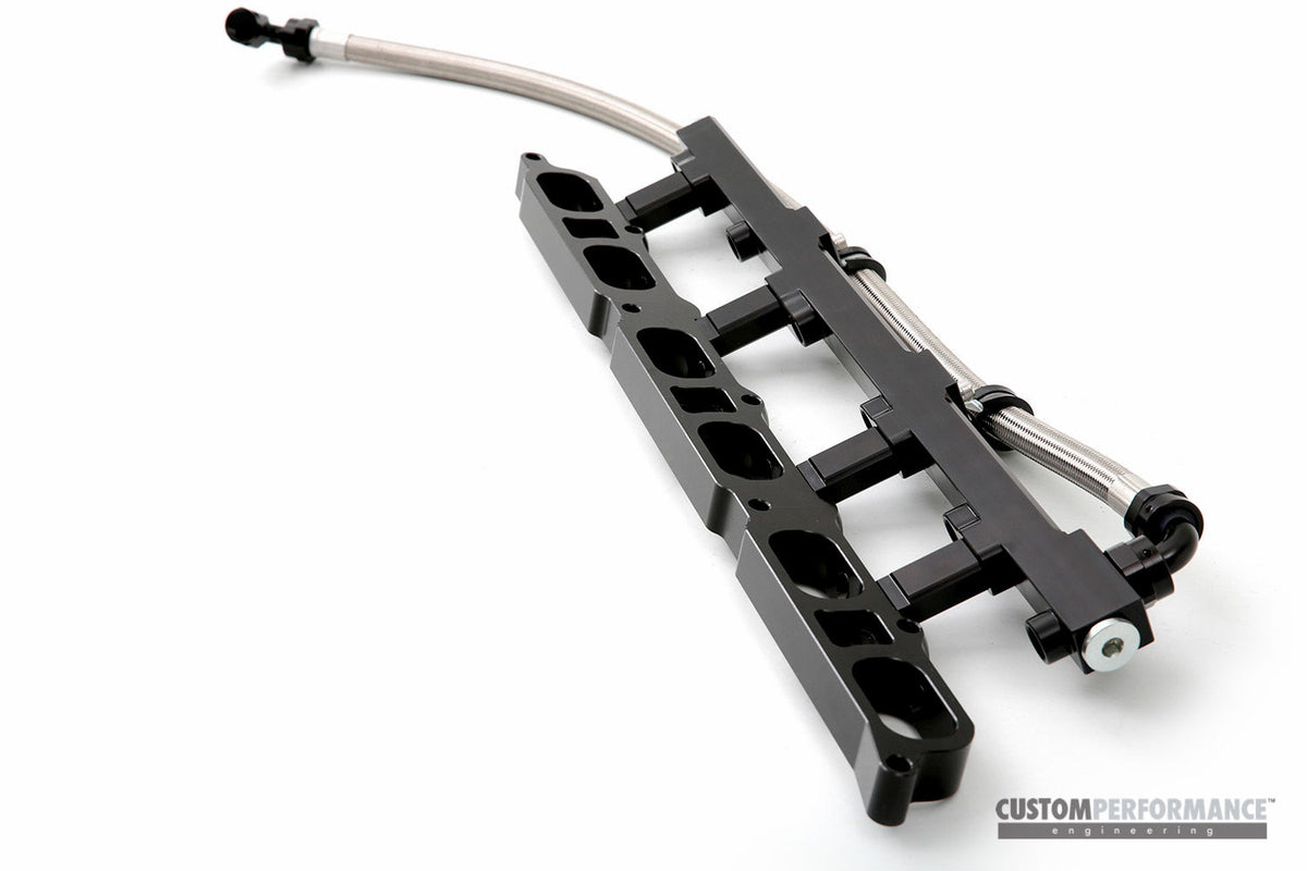 cp-e FuelBAR™ BMW N54 Aux Fuel Rail by CP-E - close-up