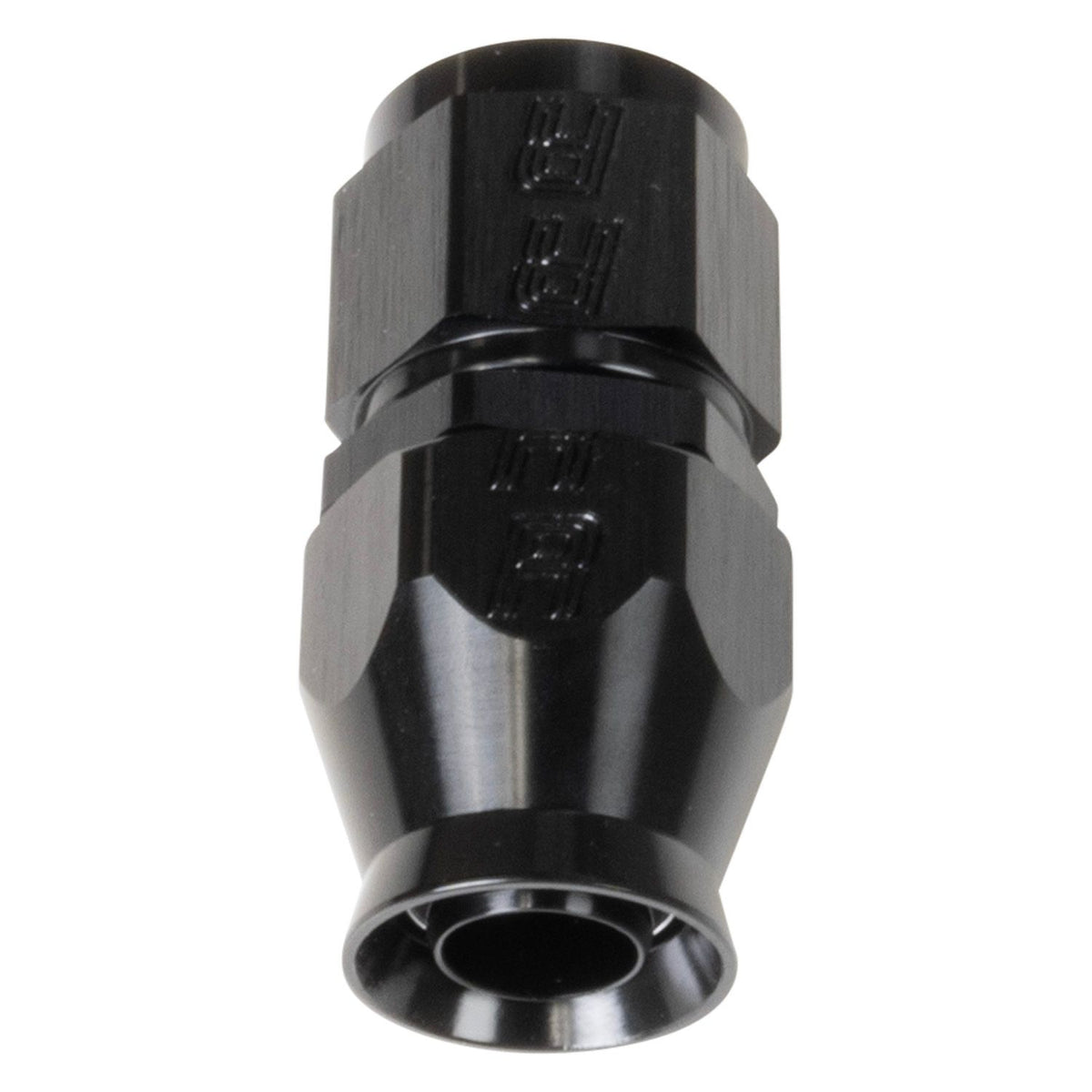 Russell Black Straight-10 Pro Ptfe Hose End - 550603 - front view