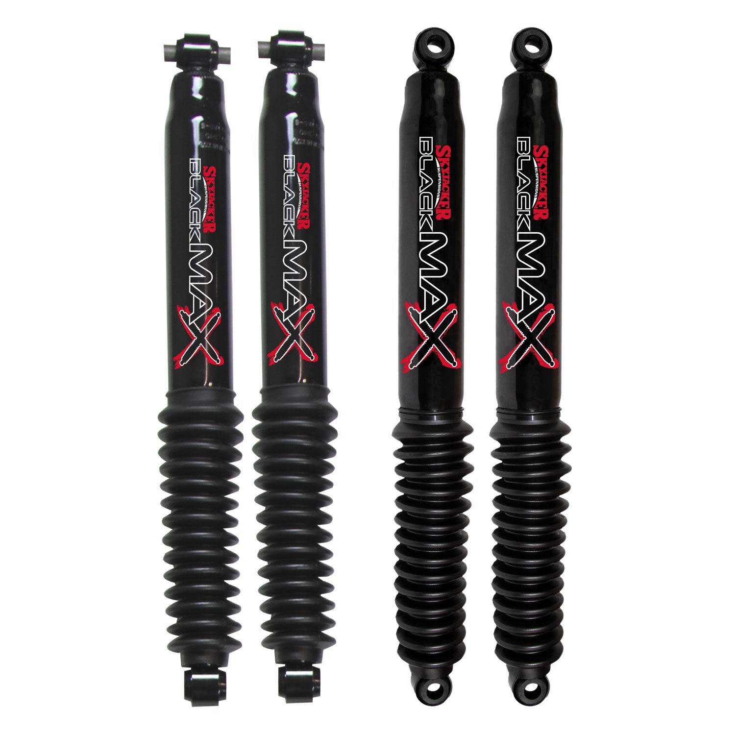 Skyjacker Front and Rear Black Max Shock Absorber 2020 Jeep Gladiator JT (All Models) - G35B