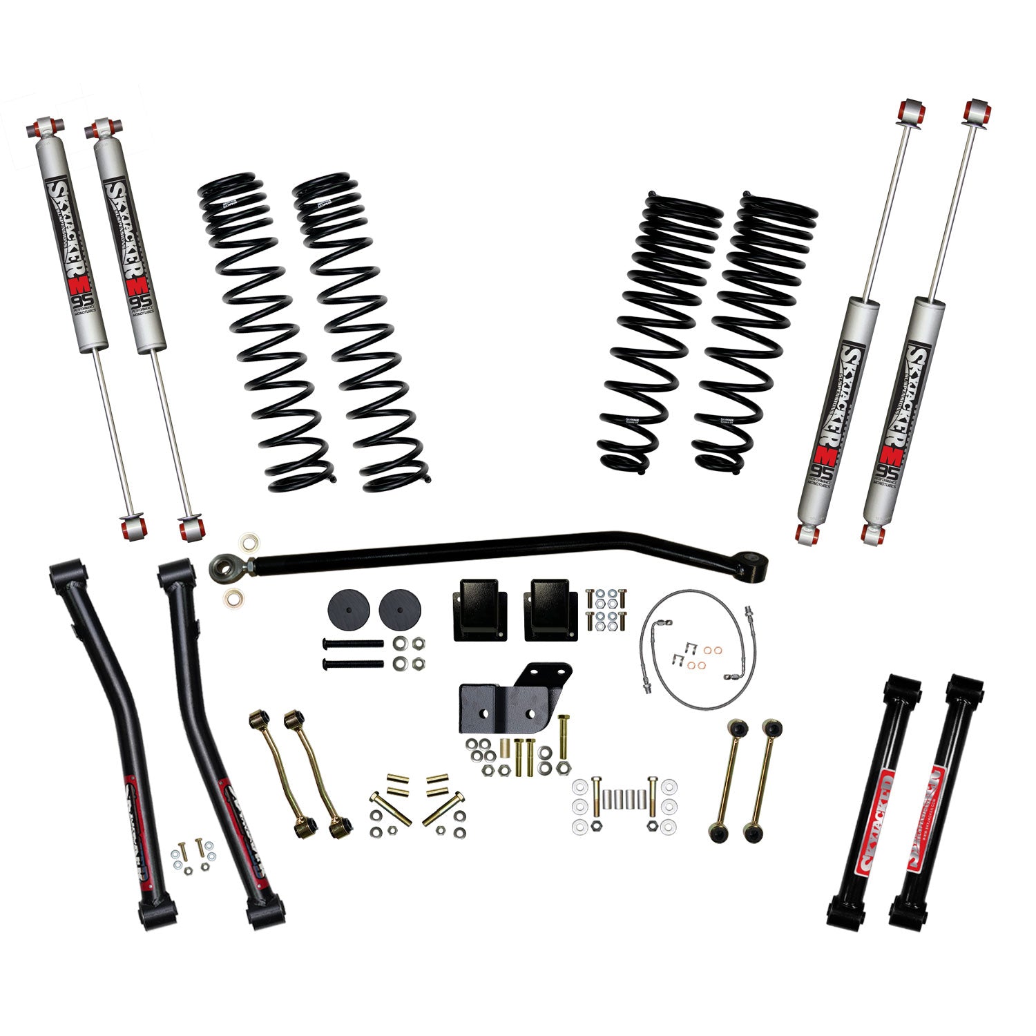 Skyjacker Jeep Gladiator JT Diesel 4.5 in. Dual Rate Long Travel Suspension Lift System - G452KMLTD
