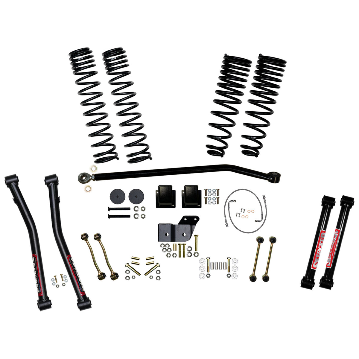 Skyjacker Suspension Lift Kit Components 4.5in Front 3in Rear 2020 Jeep Gladiator JT Non-Rubicon - G452LT