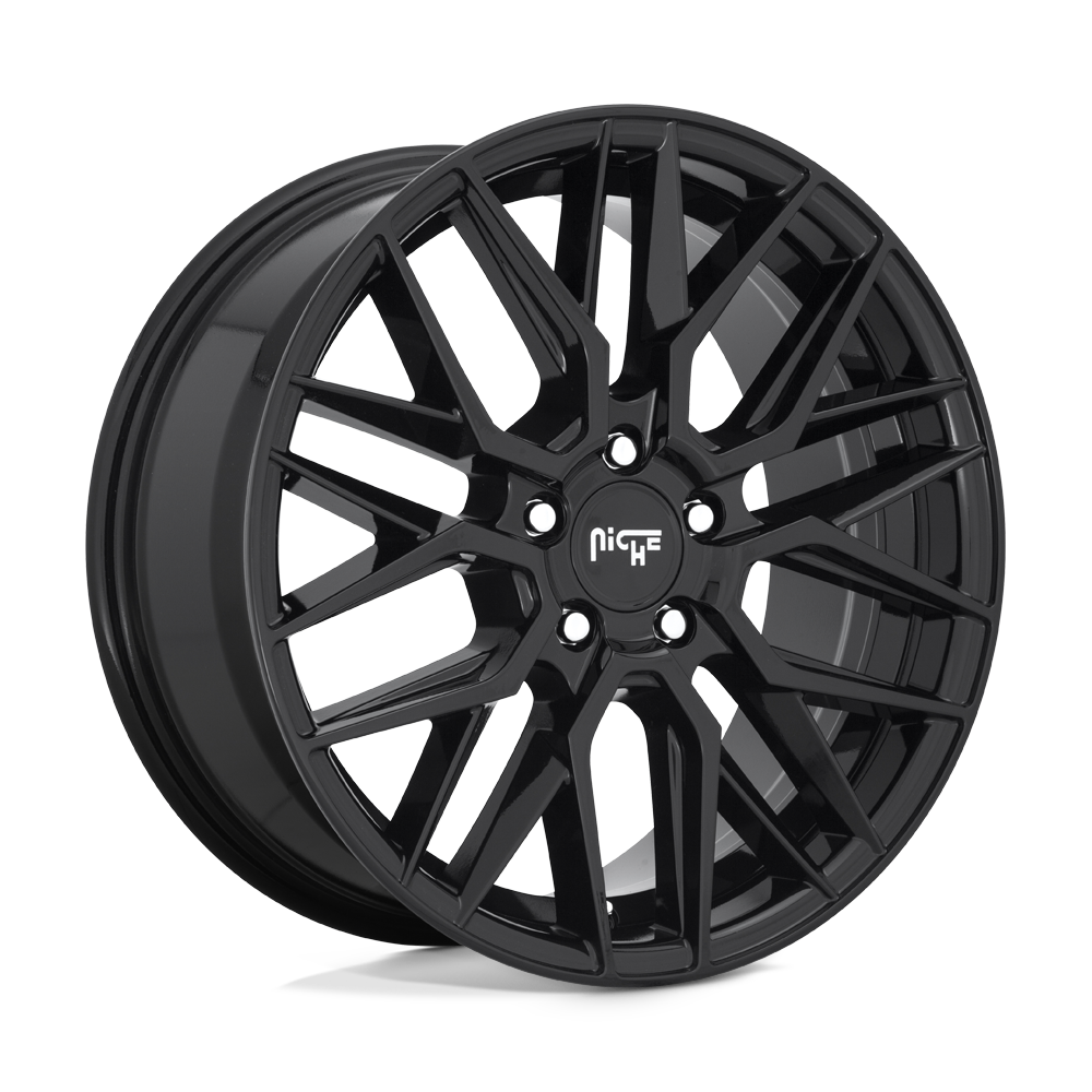 Niche 1PC M224 Gamma 18X8 5X112 +42MM Gloss Black