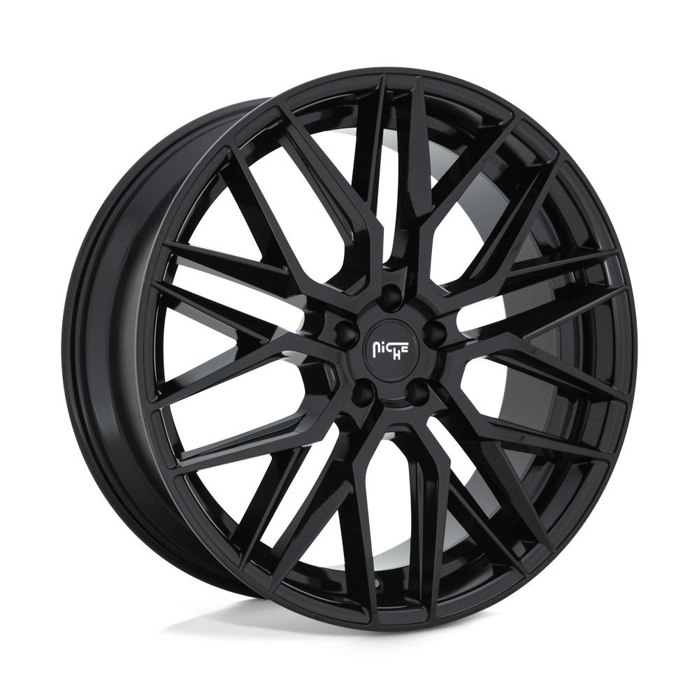 Niche 1PC M224 Gamma 22X10.5 5X108 +40MM Gloss Black