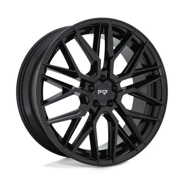 Niche M224 Gamma 22X9 5X115 +15MM Gloss Black
