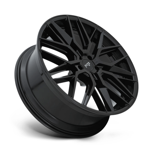 Niche 1PC M224 Gamma 20X10.5 5X112 +40MM Gloss Black