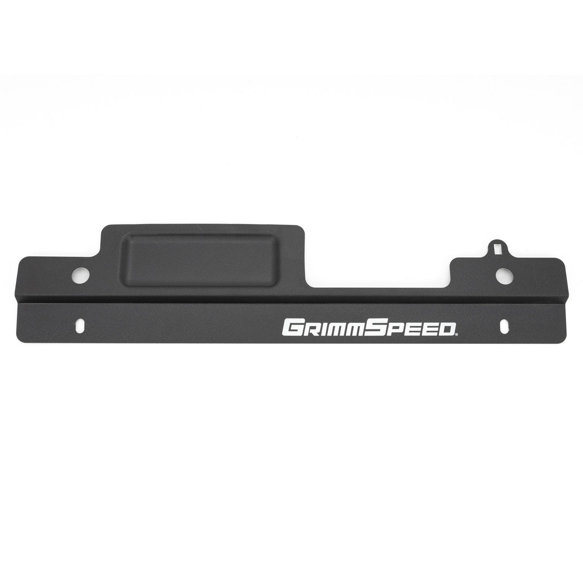GrimmSpeed 02-07 Subaru Impreza/WRX / 04-07 STI Radiator Shroud w/Tool Tray - Black - GRM096005