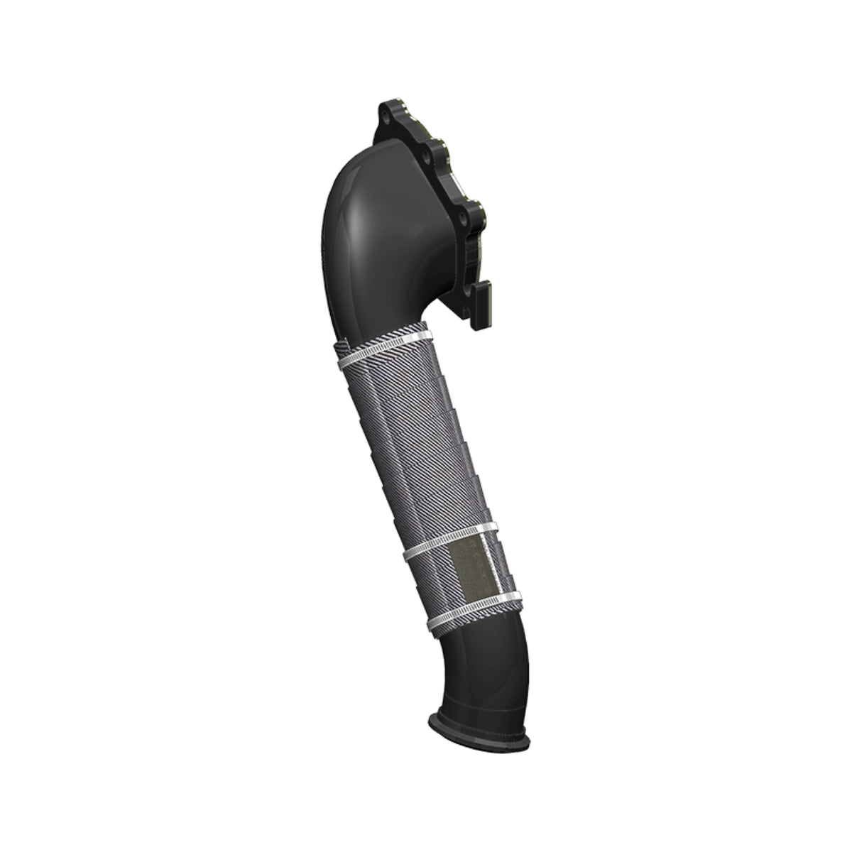 MBRP 01-04 Chev/GMC 6.6L Duramax 3in Black Turbo Down Pipe - GMCA425