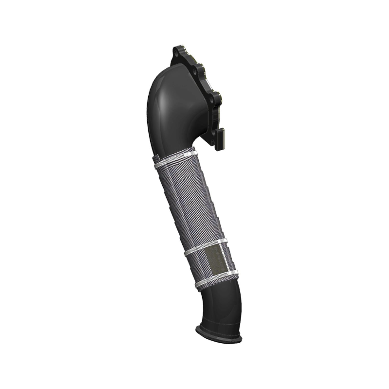 MBRP 01-04 Chev/GMC 6.6L Duramax 3in Black Turbo Down Pipe - GMCA425