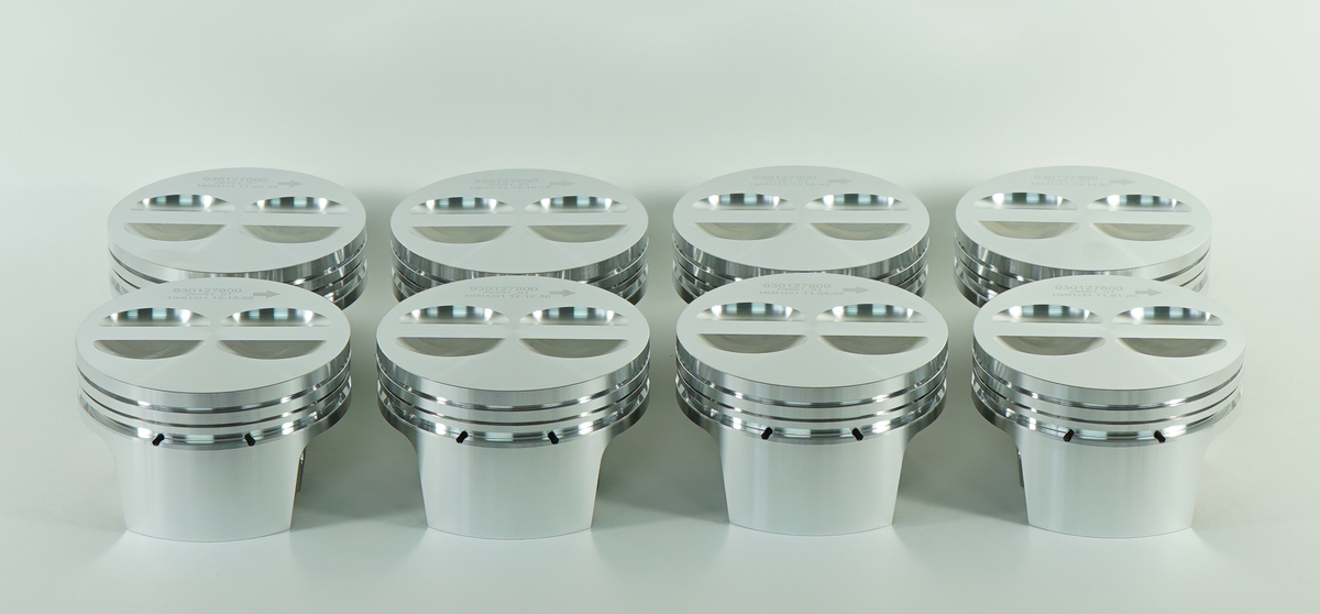Mahle MS Piston Set GM LT 6.2L 415ci 4.065in B 4.000in S 6.125in R .927 P -4.3cc 12.7 CR Set of 8 - 930165365T — Mahle Motorsport (family-generic image)