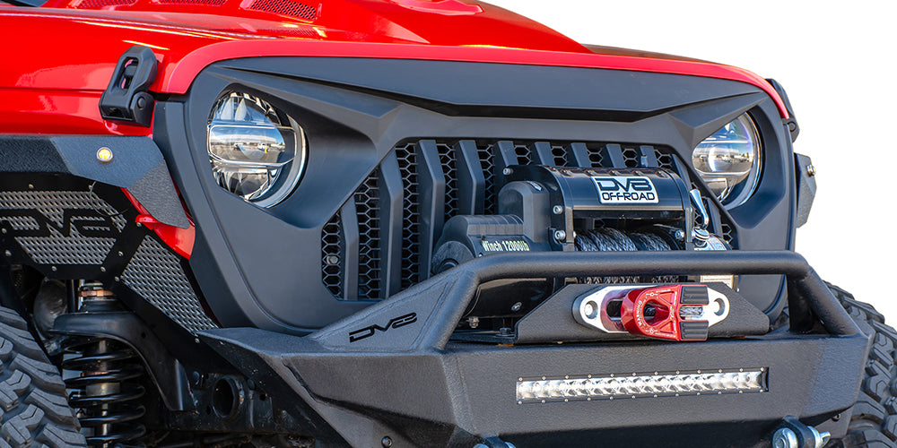 DV8 Offroad - Replacement Grill; Black - GRJL-01
